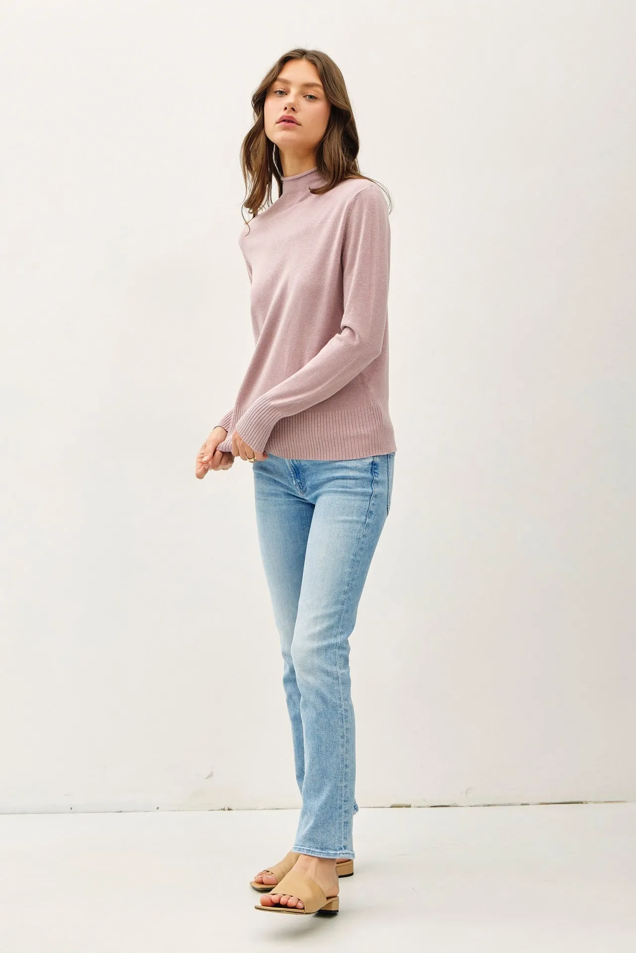 Turtleneck Sweater - Fig