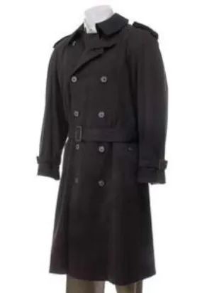 Uniform Double Breasted Trench Coat for Men