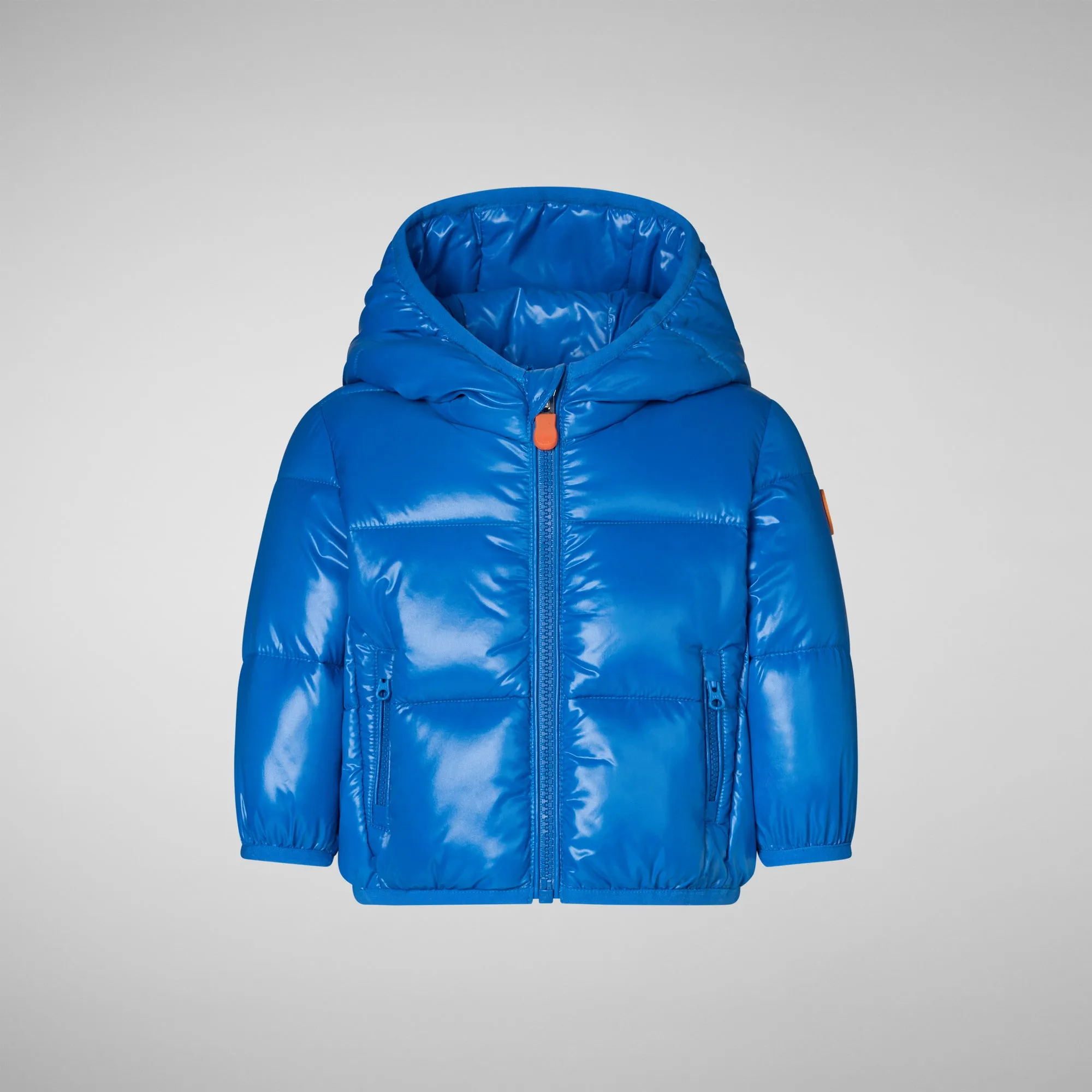 Unisex kids' animal free Puffer jacket Jody in blue berry