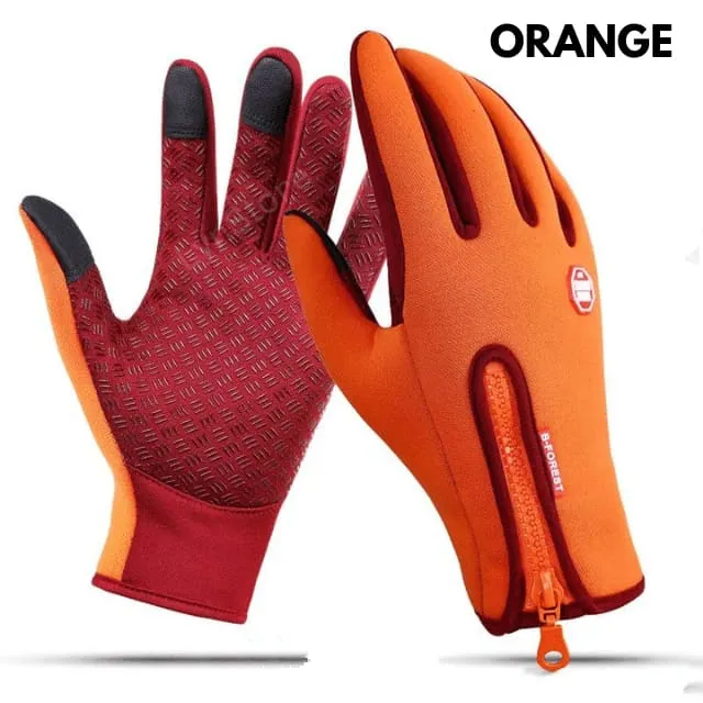 Unisex Waterproof Non-Slip Touchscreen Fleece Gloves