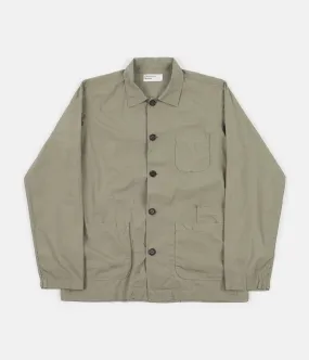 Universal Works Bakers Overshirt - Laurel