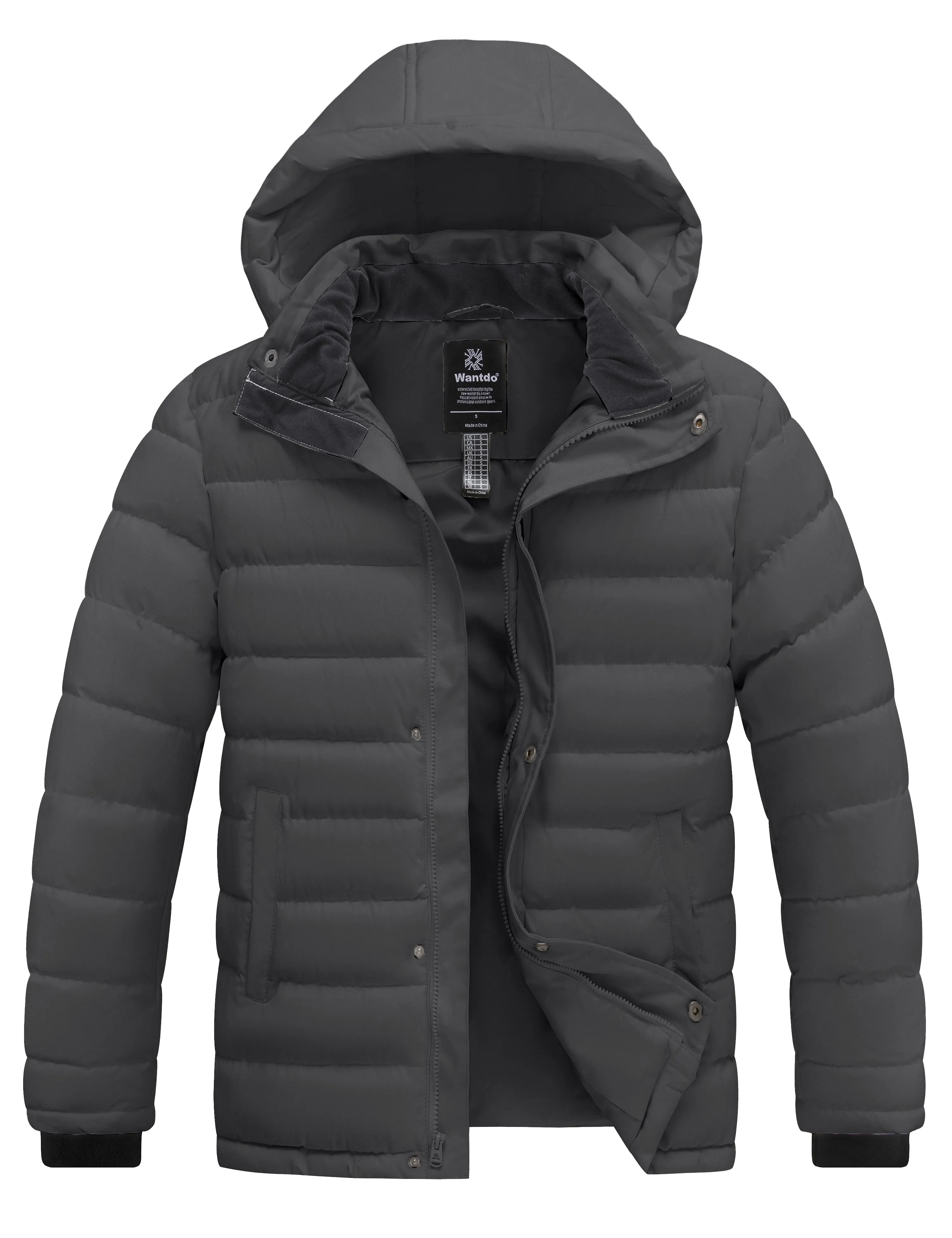 wantdo Men's Quilted Puffer Jacket