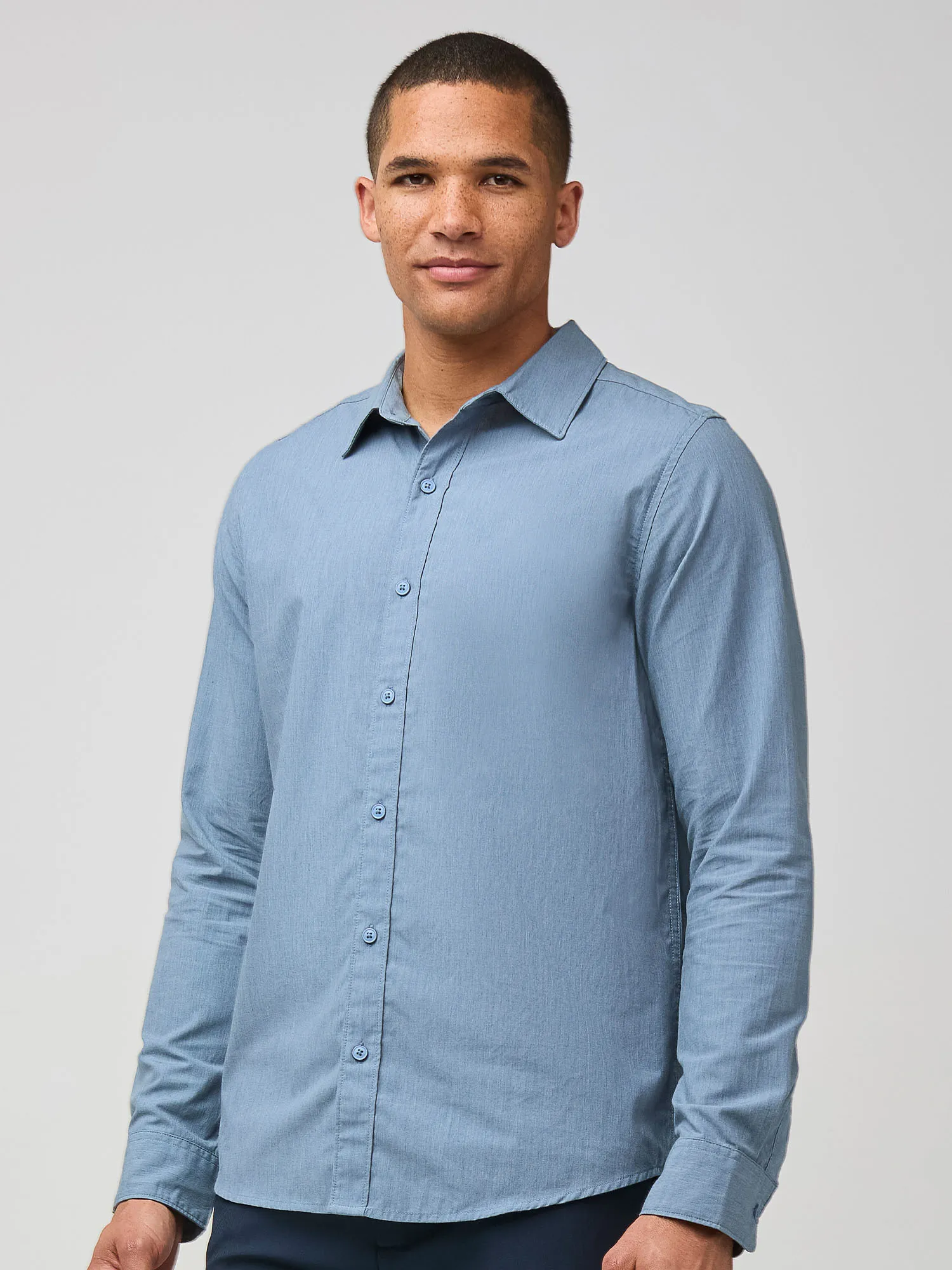 Wedgewood Long Sleeve Button Up