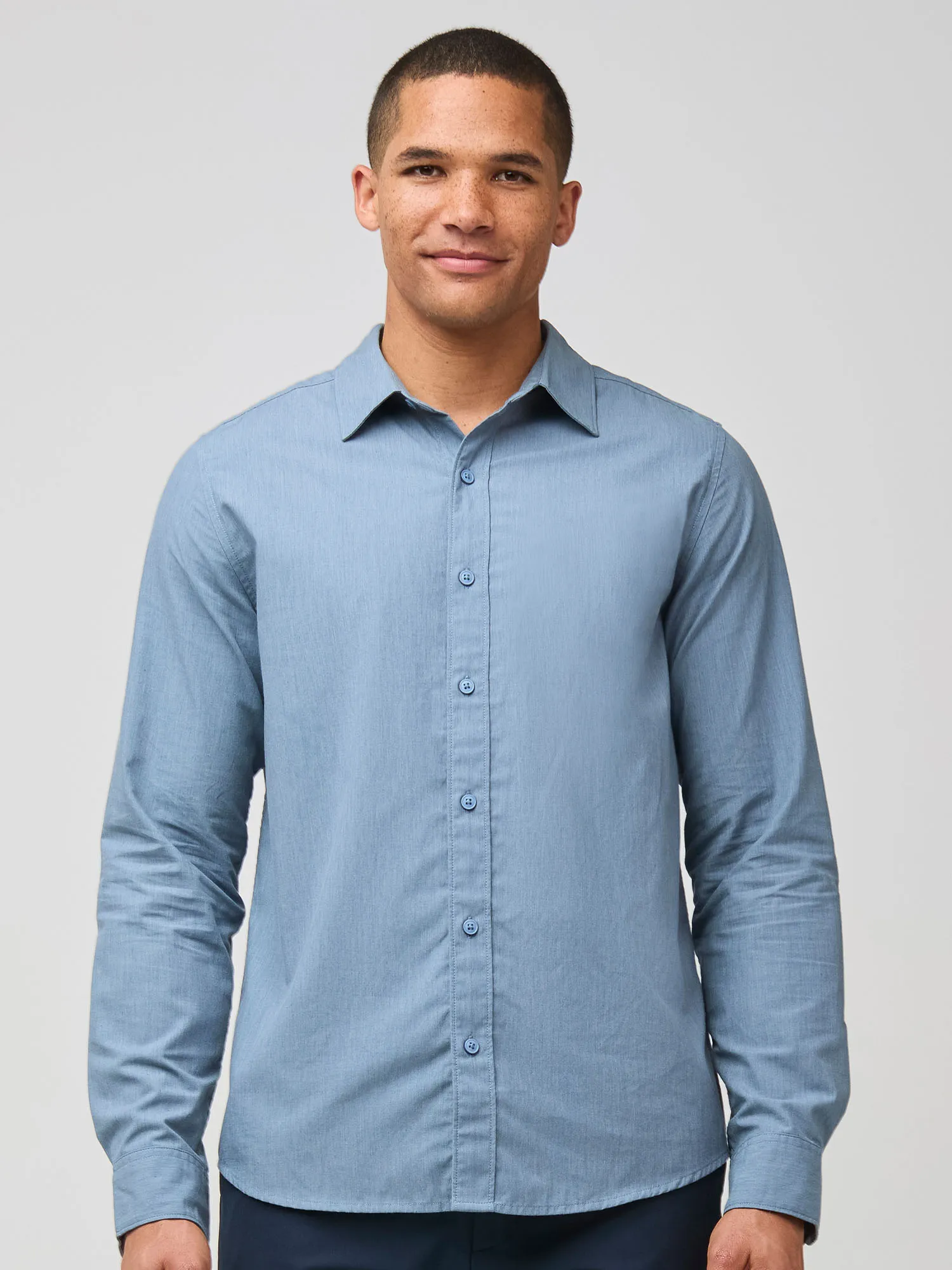 Wedgewood Long Sleeve Button Up