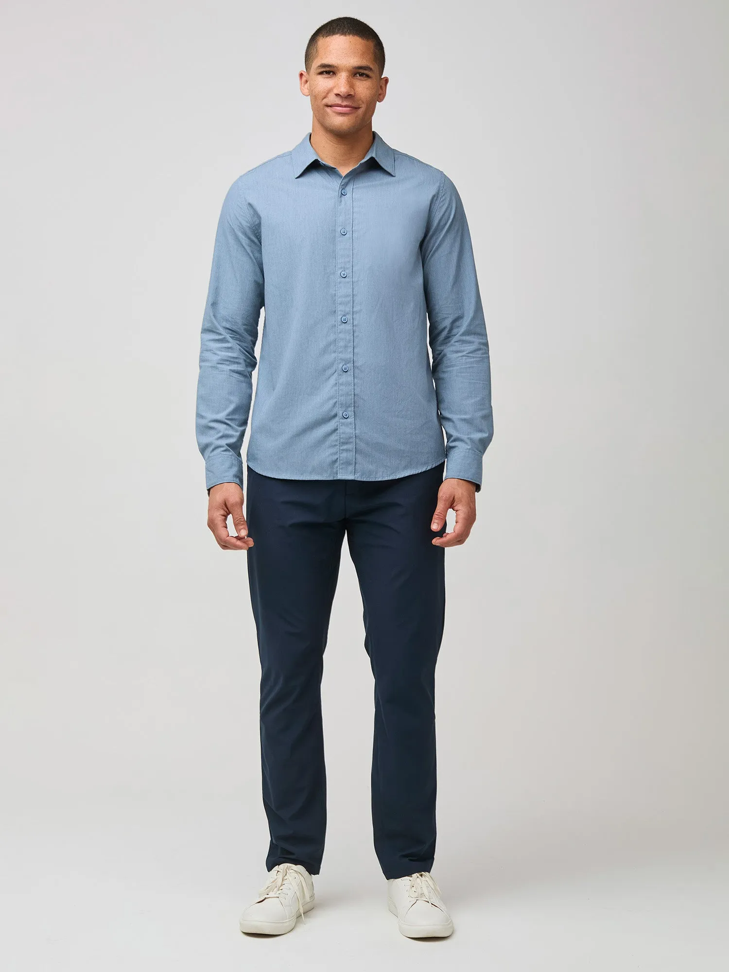 Wedgewood Long Sleeve Button Up