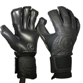 West Coast Kona Blacked Out Edition Fingersave Goalkeeper Gloves (Black)