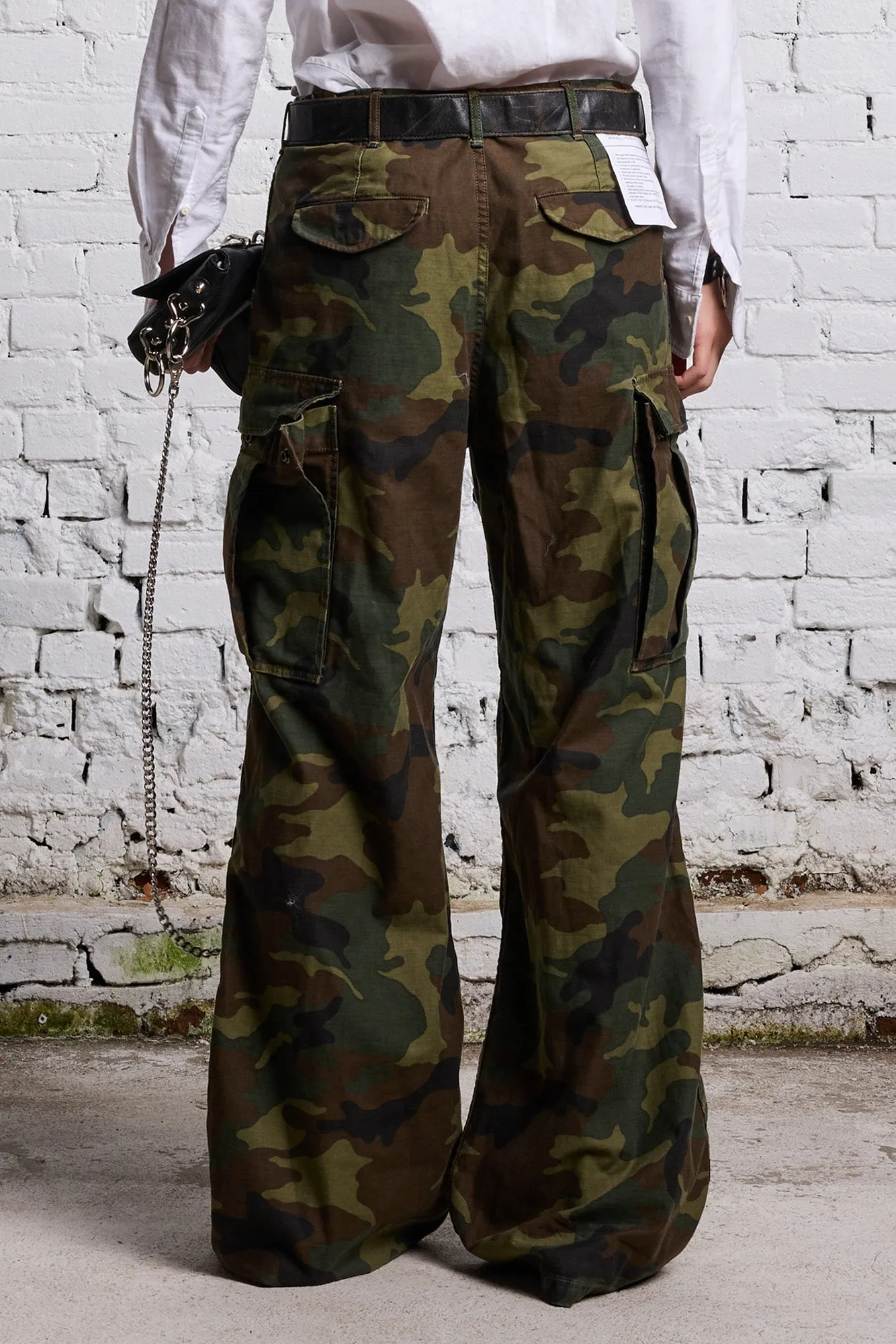 WIDE LEG CARGO - CAMO