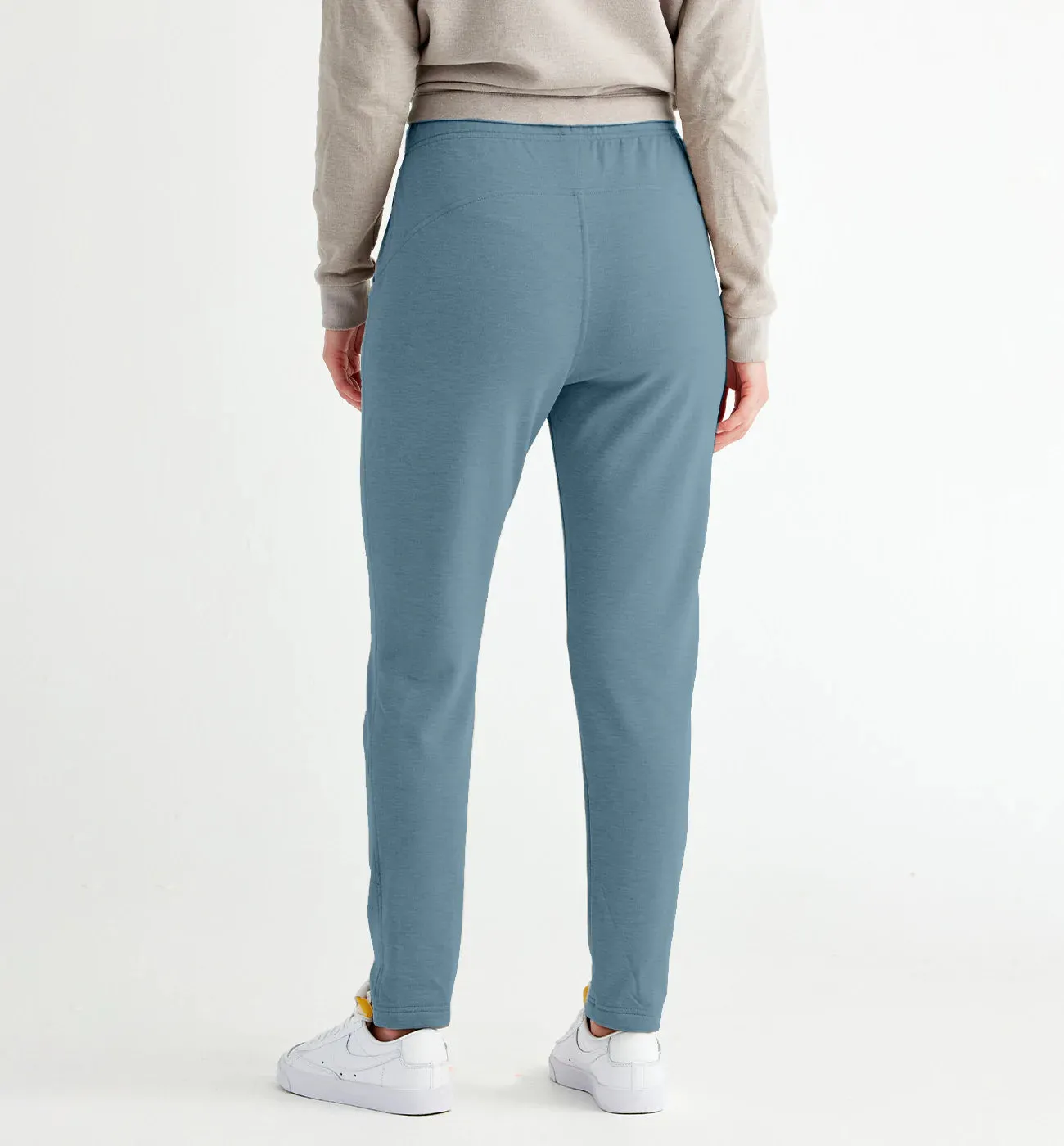 Women's Bamboo Lightweight Fleece Lounge Pant - Stormy Sea