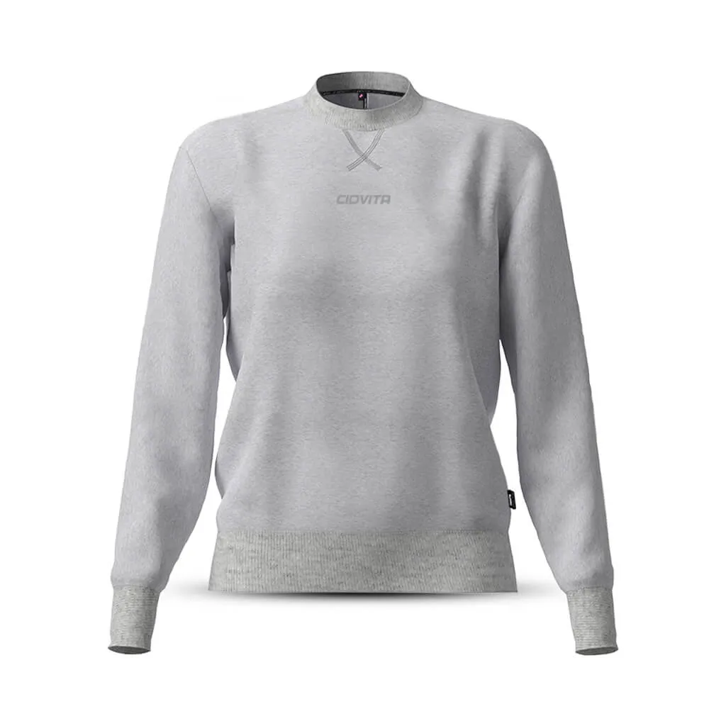 Women's Crew Neck Sweater (Grey)