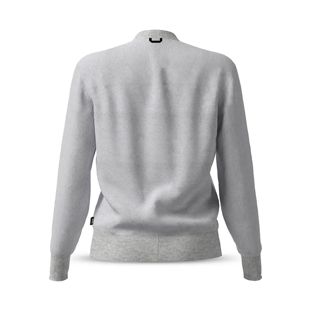 Women's Crew Neck Sweater (Grey)