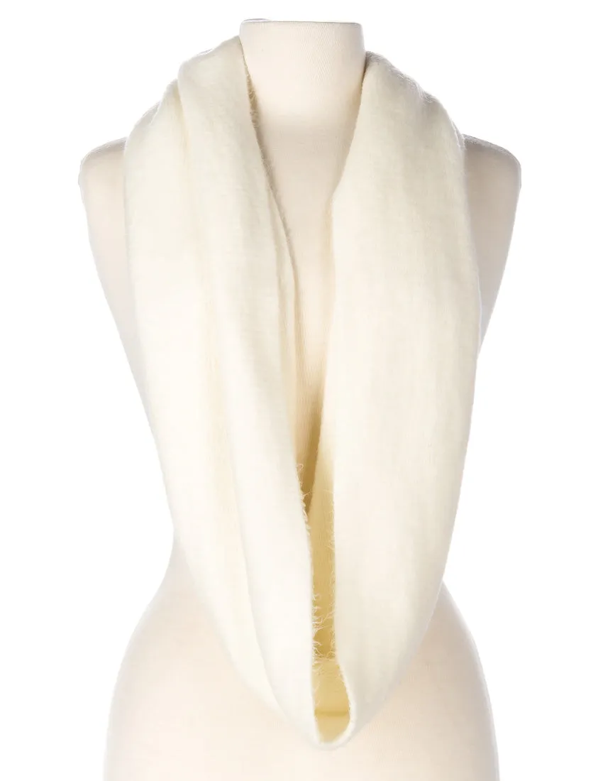 Women's Super-Soft Posh Infinity Scarf - Ivory