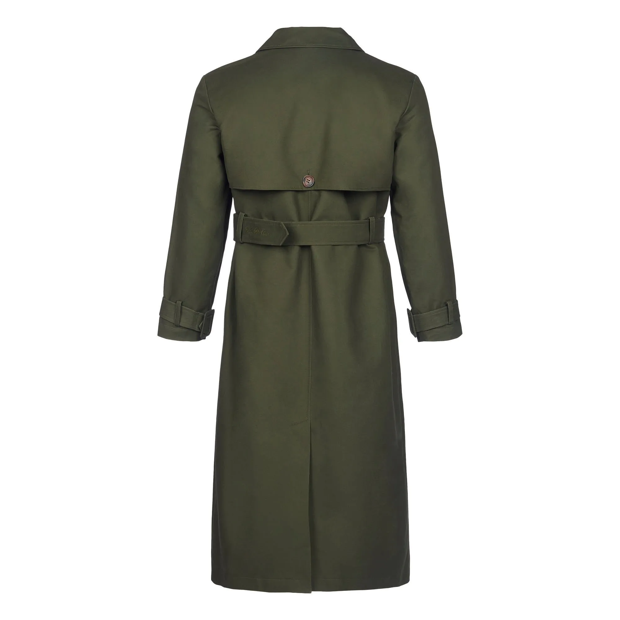 Womens Trench Coat in Forest Night