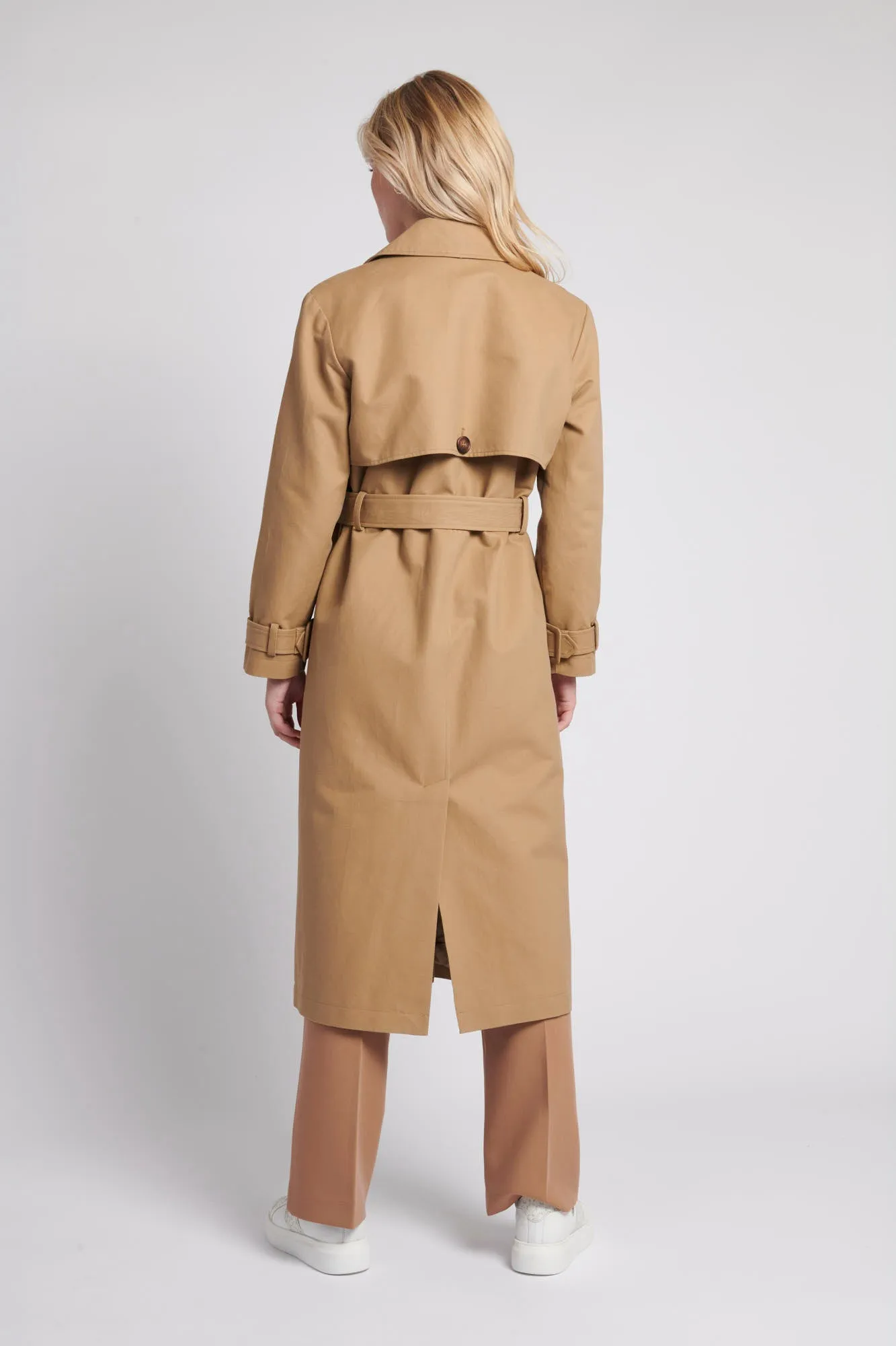 Womens Trench Coat in Incense