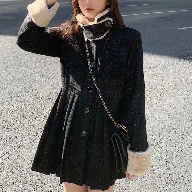 Woolen Collar Coat SD01331