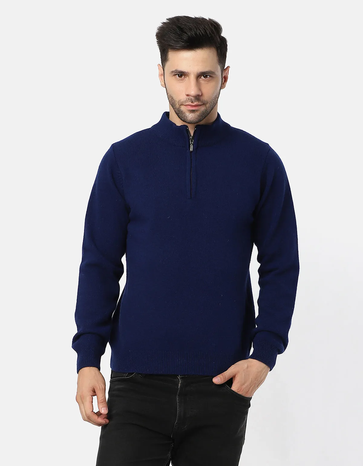 Woolen T-Neck Sweater For Men