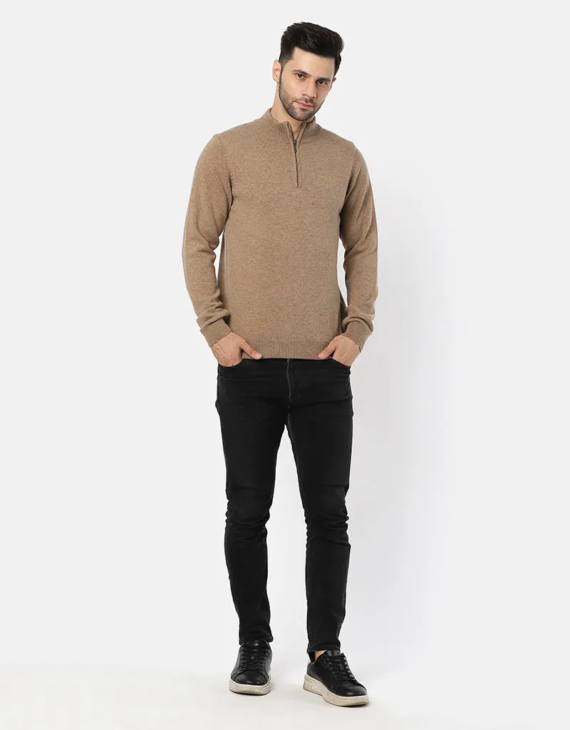 Woolen T-Neck Sweater For Men