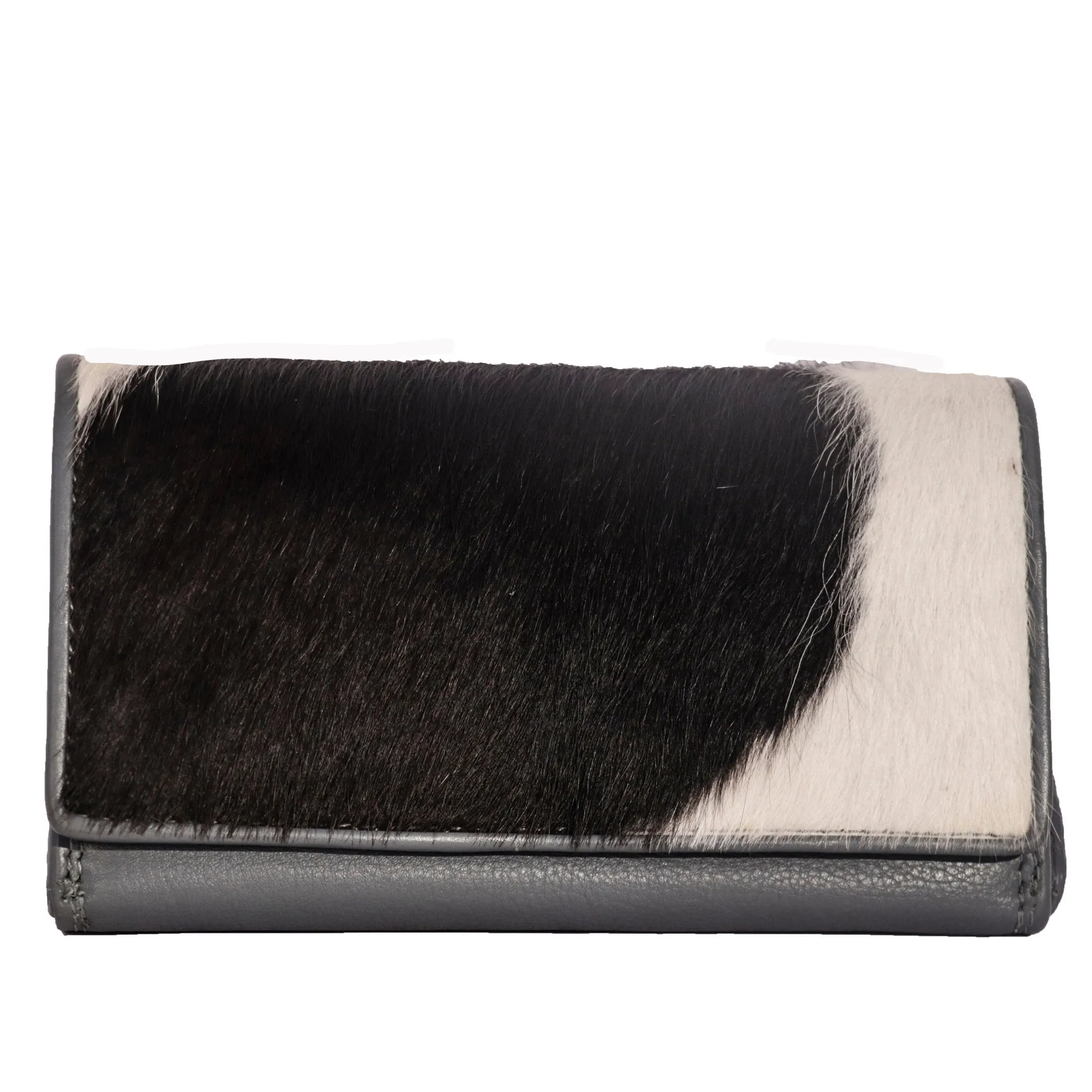 ZHLW001A ~ Grey Ladies Long Hairon Wallet